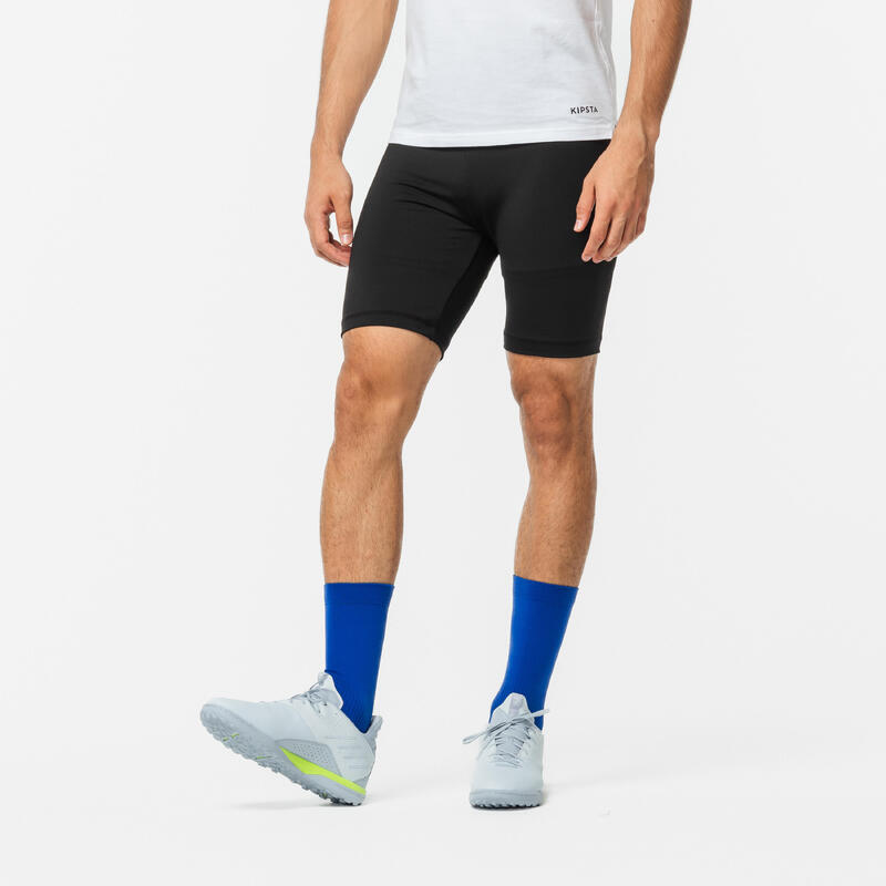 Funktionsshorts Fussball Keepcomfort 100 Damen/Herren schwarz
