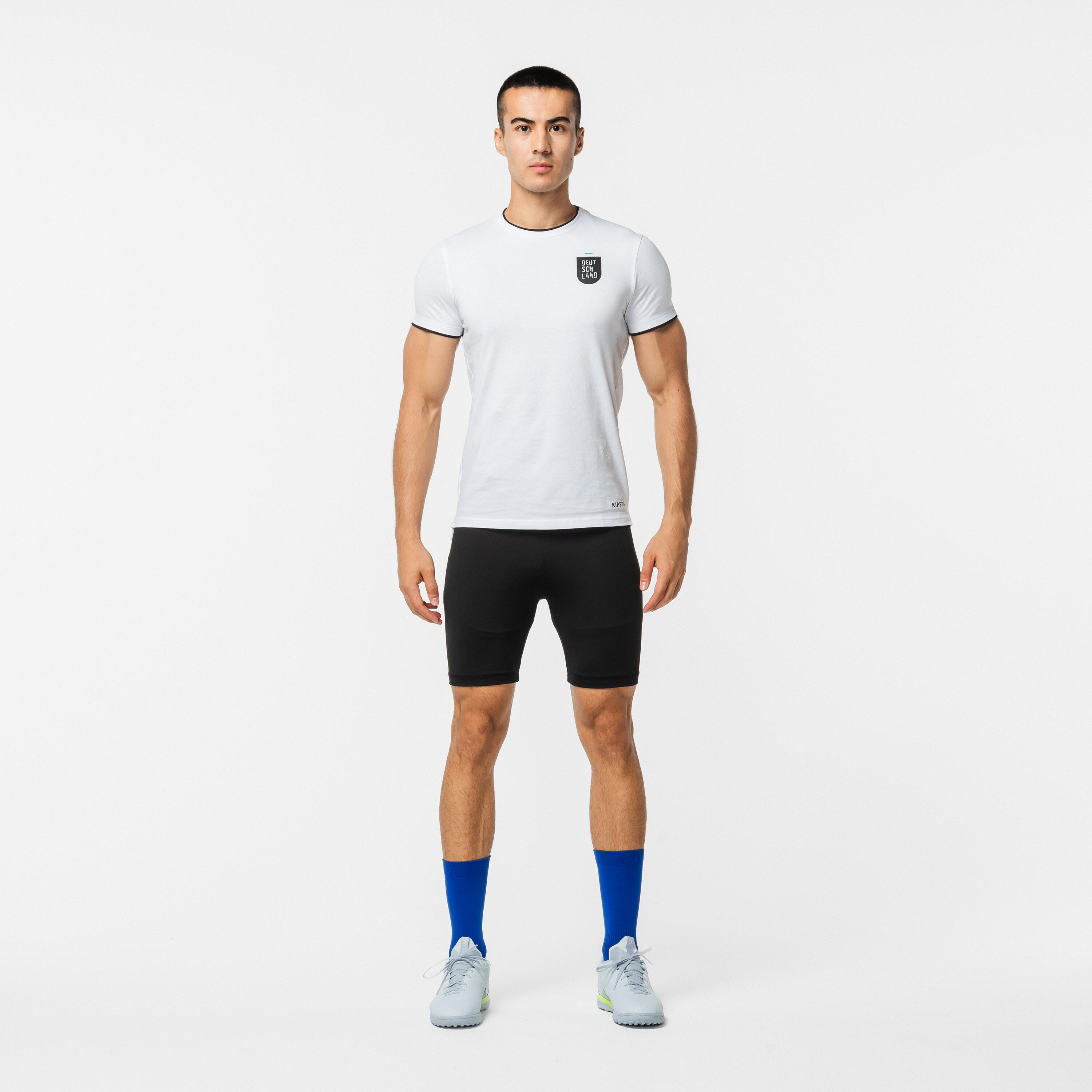 Sous short Keepcomfort adulte football blanc KIPSTA Decathlon