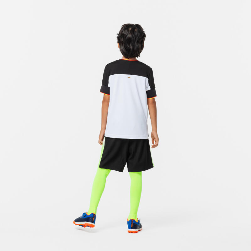 Camiseta de fútbol Alemania Niños Kipsta F500 2022 blanca