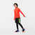Sous-maillot de foot thermique seamless manches longues enfant, Keepdry orange