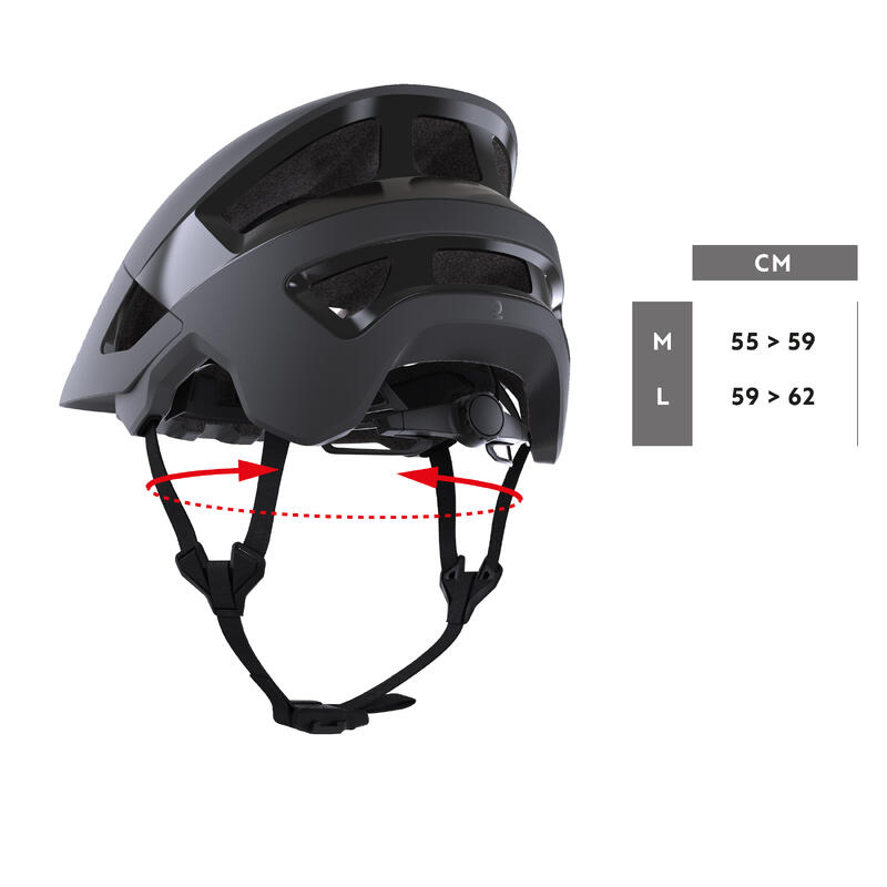 Casco MTB adulto FEEL nero