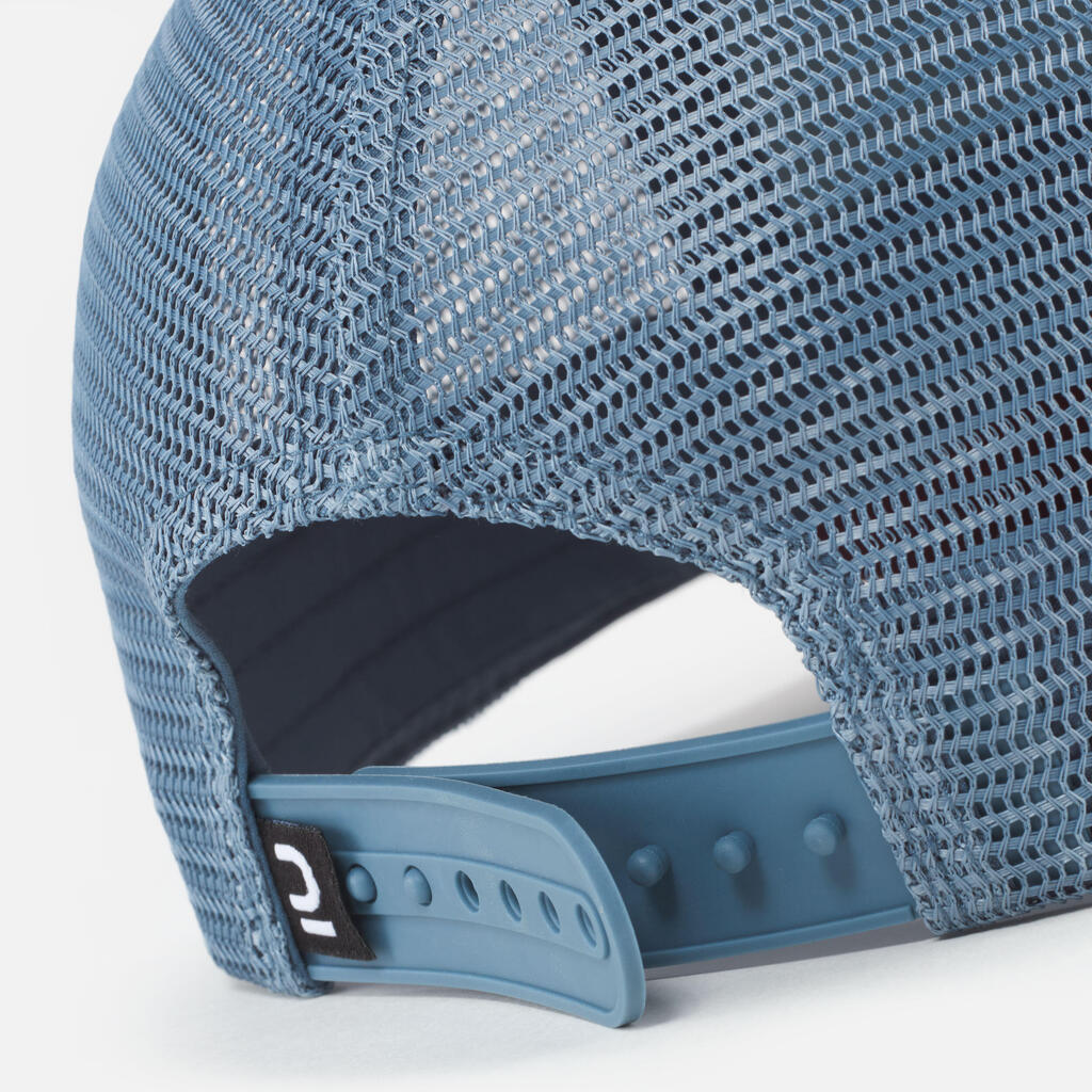 Casquette trucker enfant, mh100 bleue bordeau