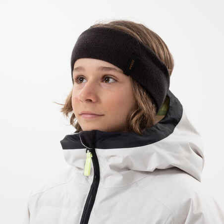 Kids’ Ski Headband Reverse - Black Camel