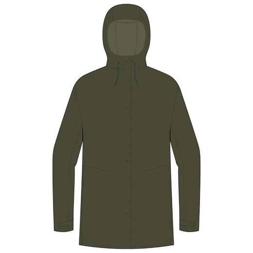 
      Unisex Waterproof City Cycling Parka - Khaki
  