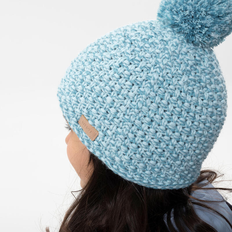 BONNET DE SKI MADE IN FRANCE ENFANT - TIMELESS - TURQUOISE