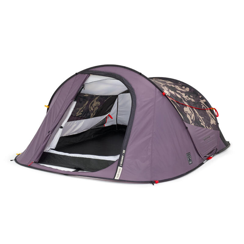 Camping tent 2 SECONDS 3person QUECHUA Decathlon