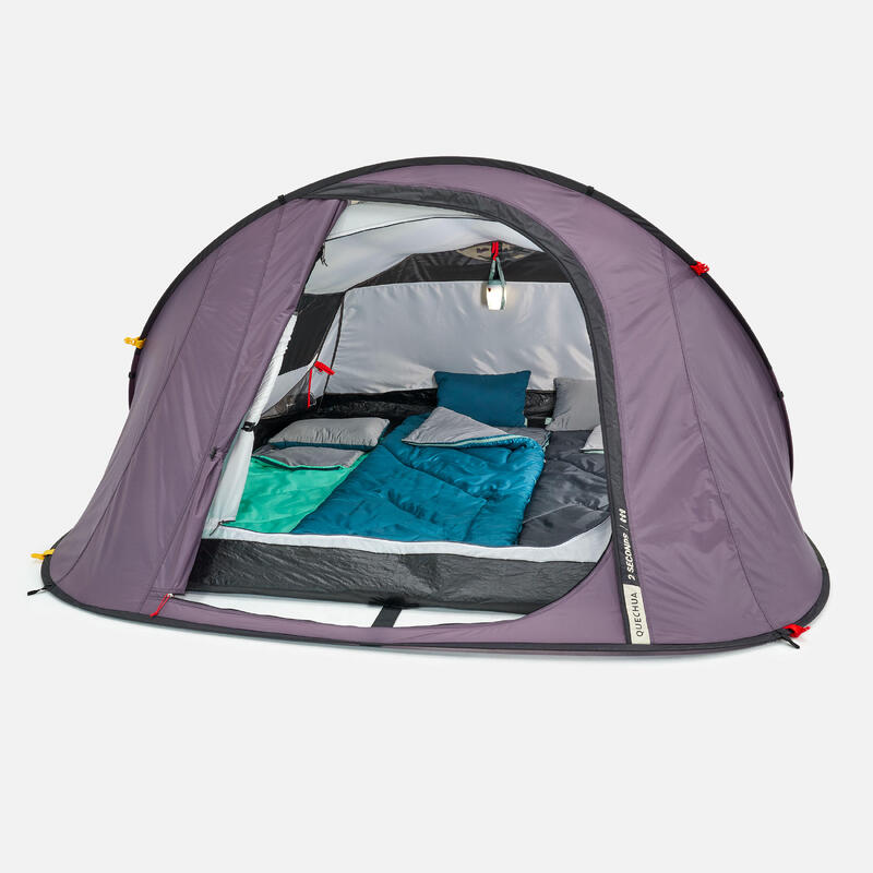 Second Hand - Tenda campeggio 2 SECONDS viola | 3 persone - IDONEO