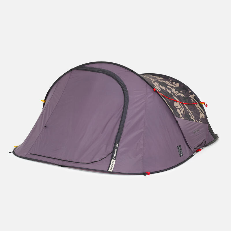 Second Hand - Tenda campeggio 2 SECONDS viola | 3 persone - IDONEO