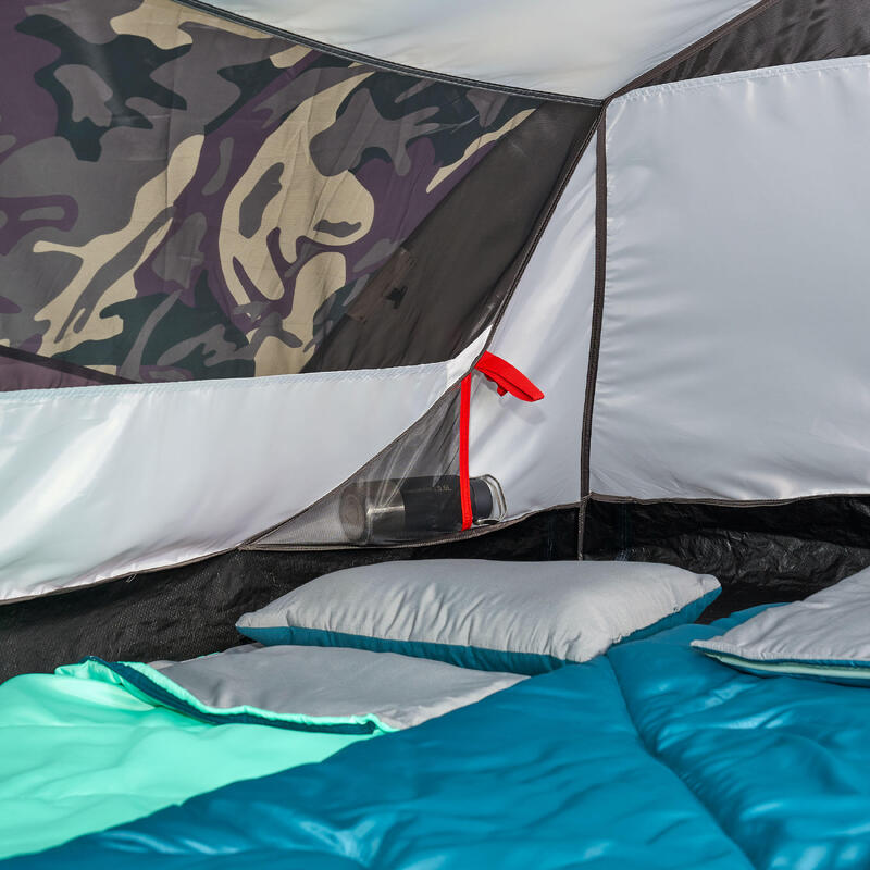 Tenda campeggio 2 SECONDS viola | 3 persone