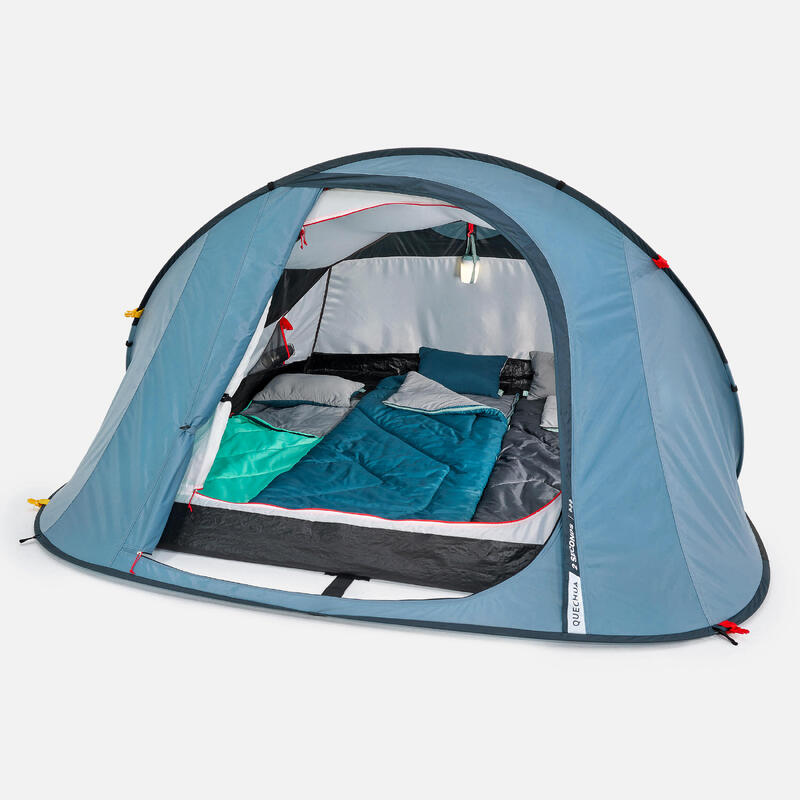 Kampeertent voor 3 personen 2 SECONDS BLAUW