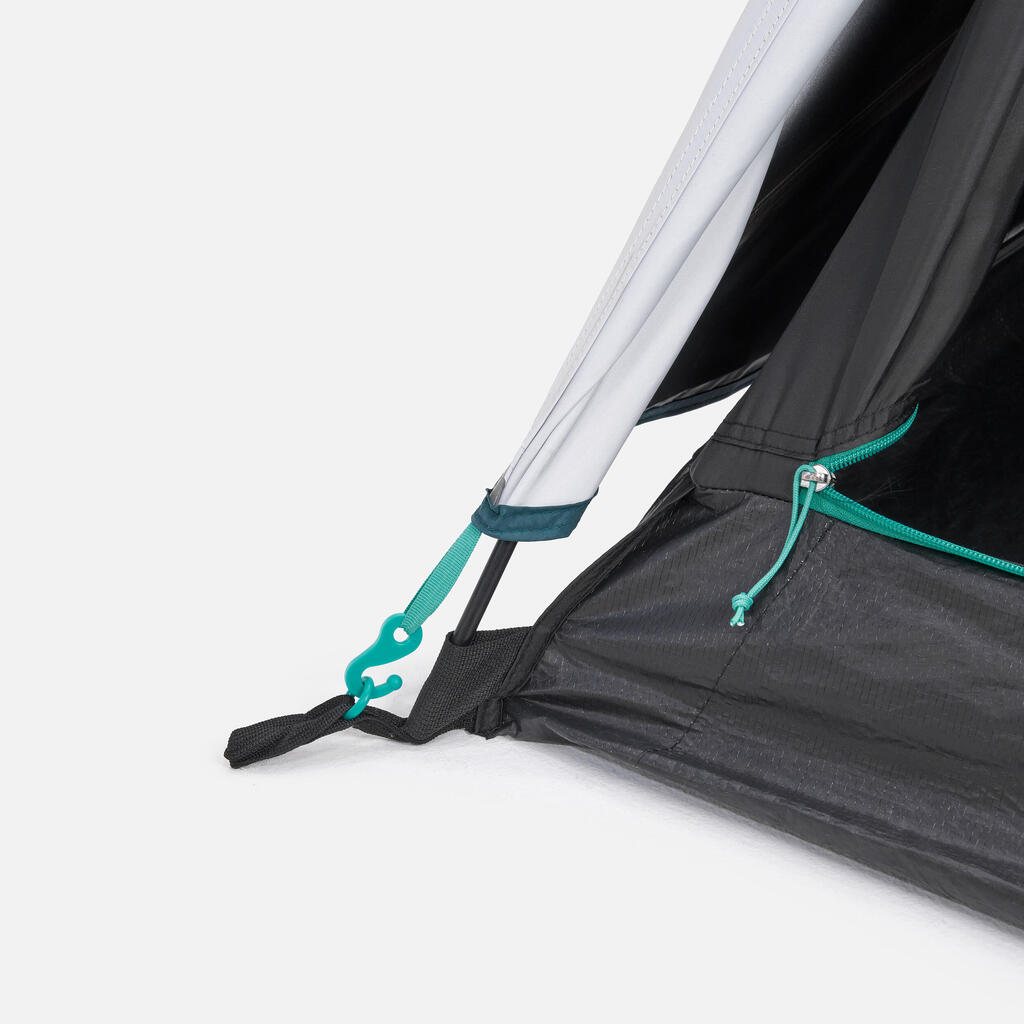 Carpa fresh & black impermeable para 2 personas Camping MH100 Quechua blanco