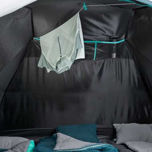 Палатка для кемпинга 3-х местная разноцветная MH100 FRESH & BLACK Quechua