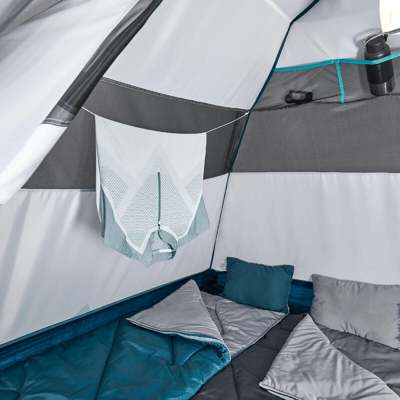 Tenda ad archi campeggio MH100 grigia | 4 posti