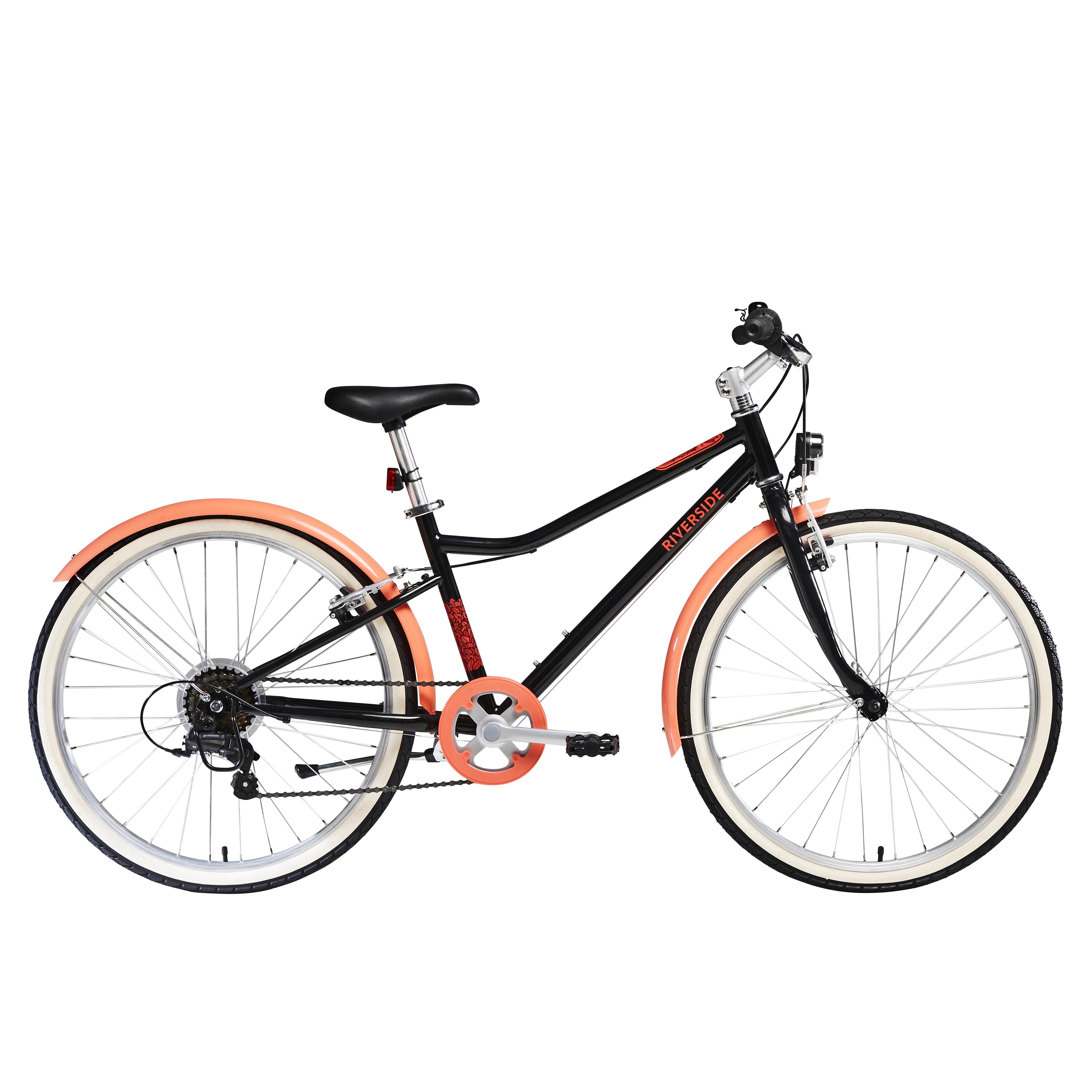 RIVERSIDE BICICLETTA PER BAMBINI 500 BLACK CORAL 24 pollici 9-12 ANNI