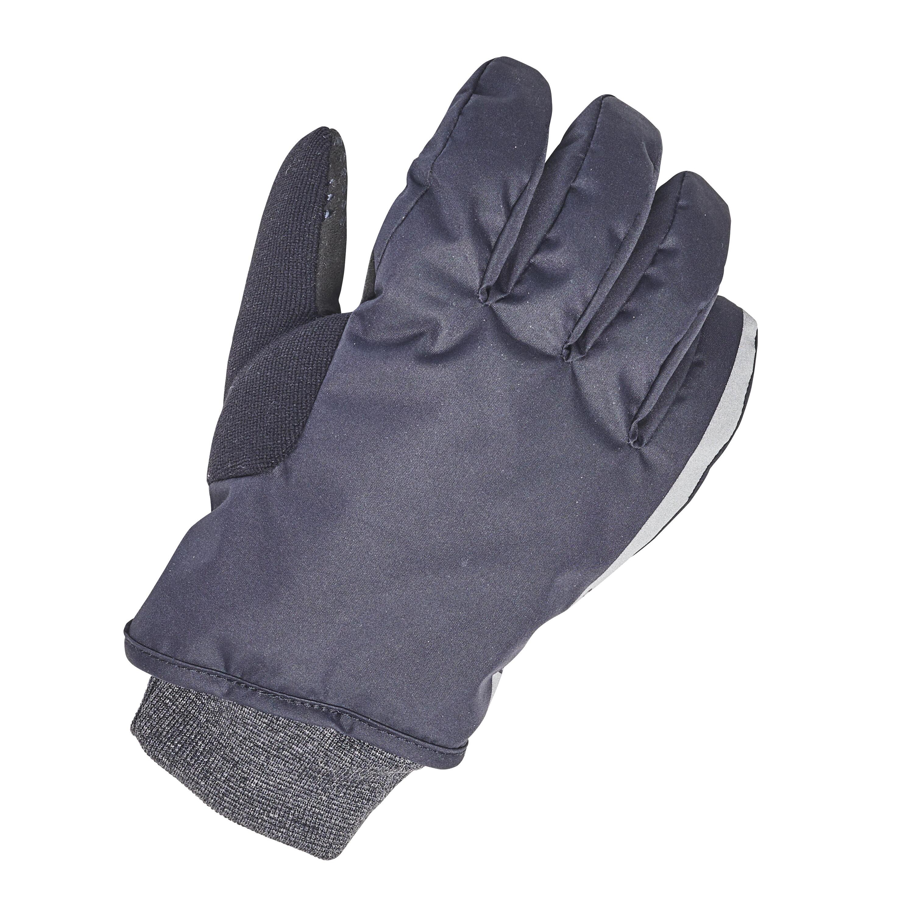 Kids' Winter Cycling Gloves 500 - Black 2/3