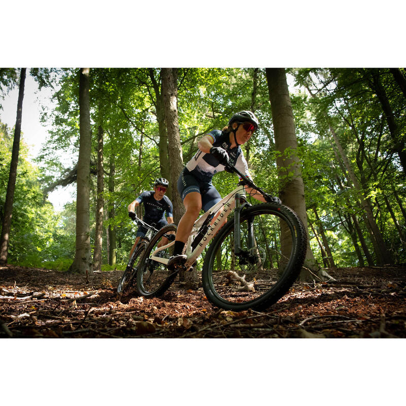 Vélo VTT tout suspendu XC cadre carbone RACE 900 S, Blanc
