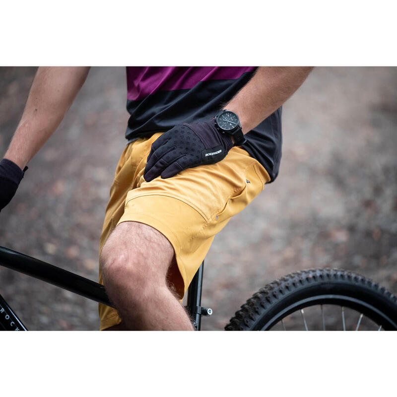 SHORT VELO VTT EXPL 500 JAUNE HOMME