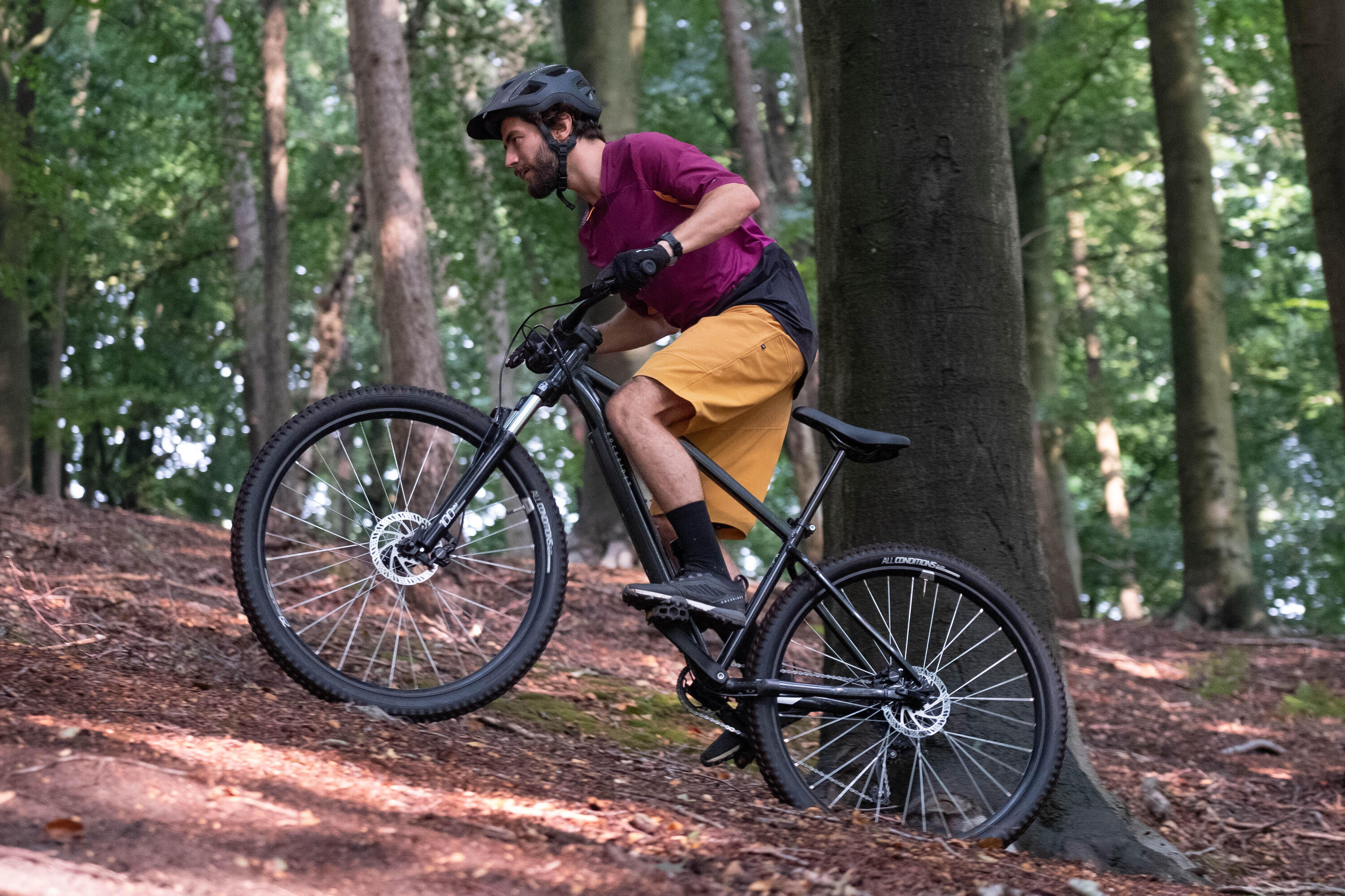 VÉLO VTT RANDONNÉE EXPL 500 NOIR 29" 9/13