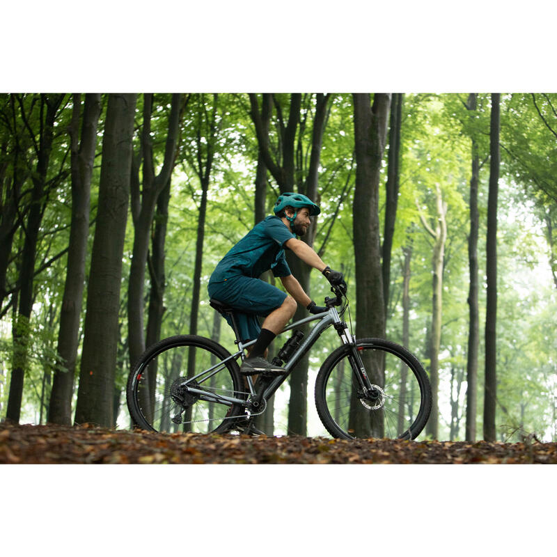Férfi rövidnadrág mountain bike kerékpározáshoz ST 500, olajkék