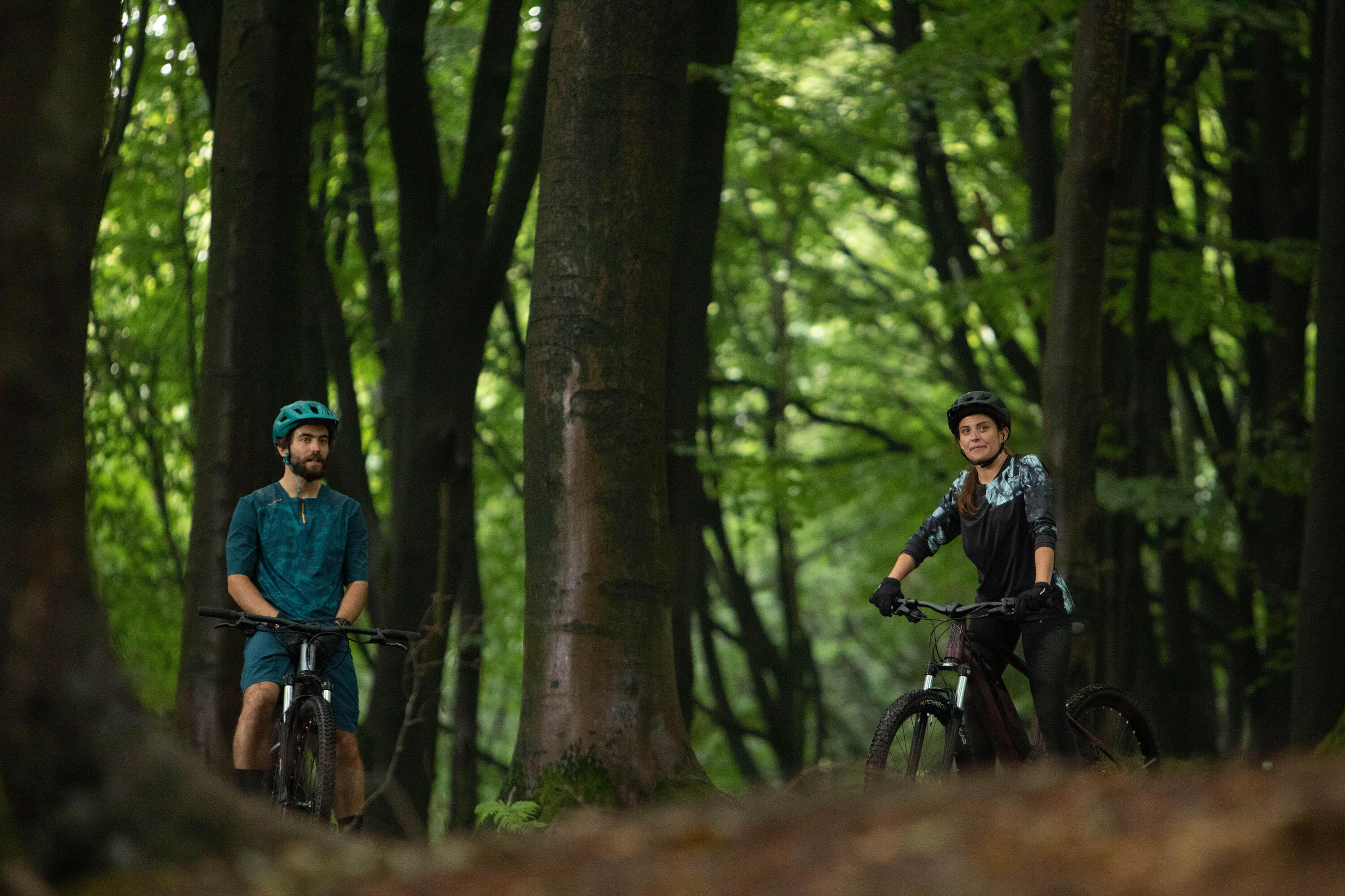 Spodnie rowerowe MTB damskie Rockrider zimowe 16/16