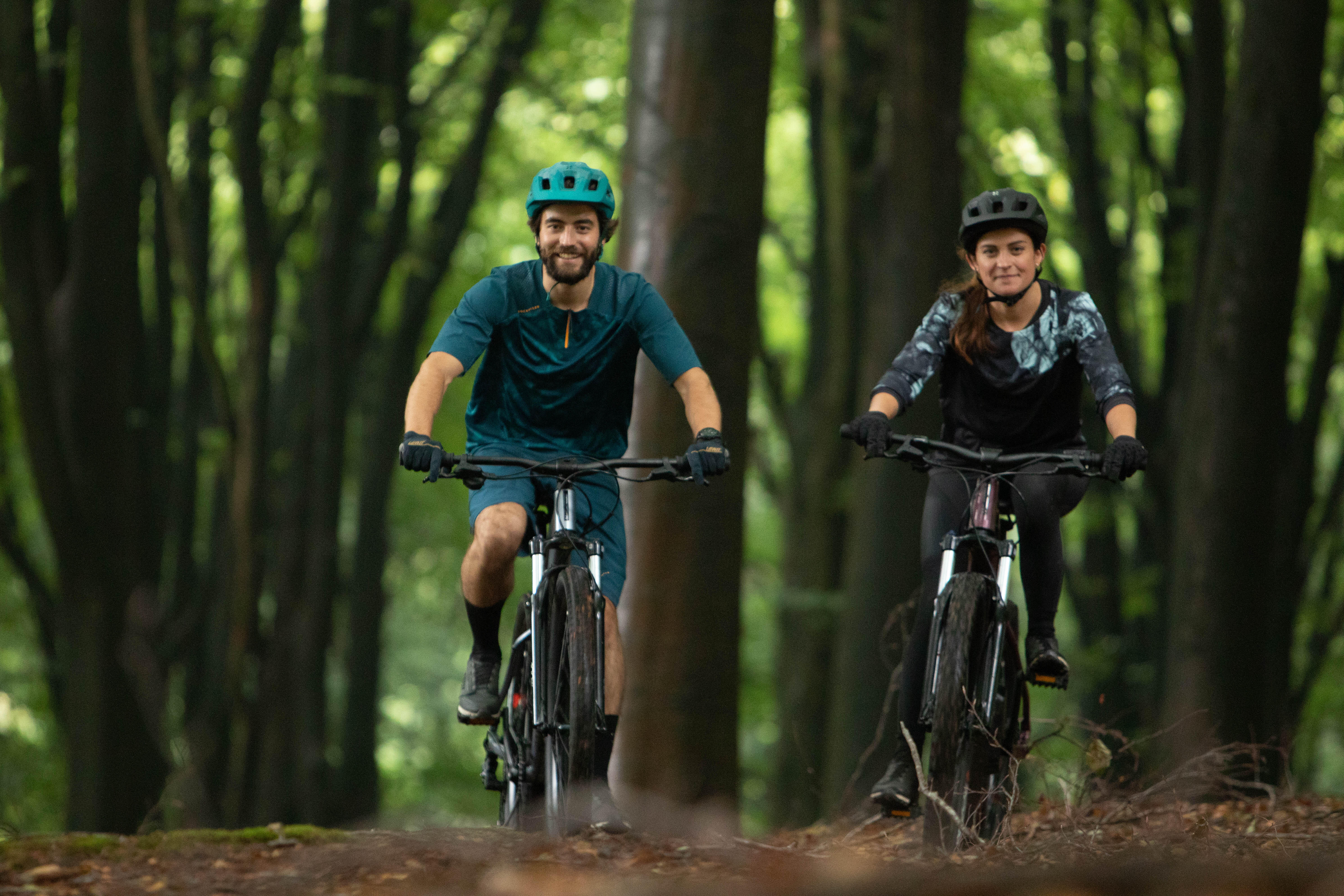 Touring Mountain Bike 29 in, Explore 520 Grey/Red - ROCKRIDER