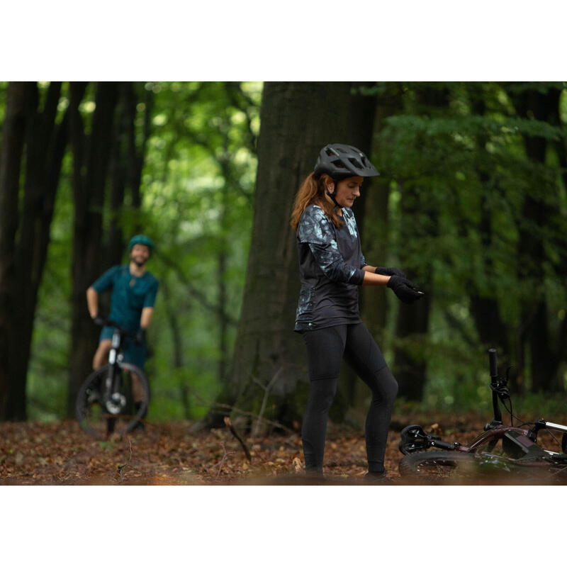 CUISSARD LONG HIVER VELO VTT FEMME NOIR