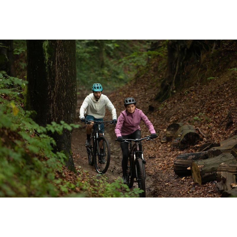 Cosciali lunghi invernali mtb donna neri