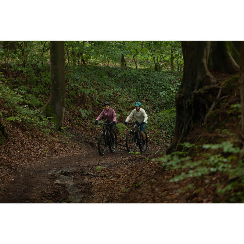 VÉLO VTT RANDONNÉE EXPLORE 520 GRIS ROUGE 29"