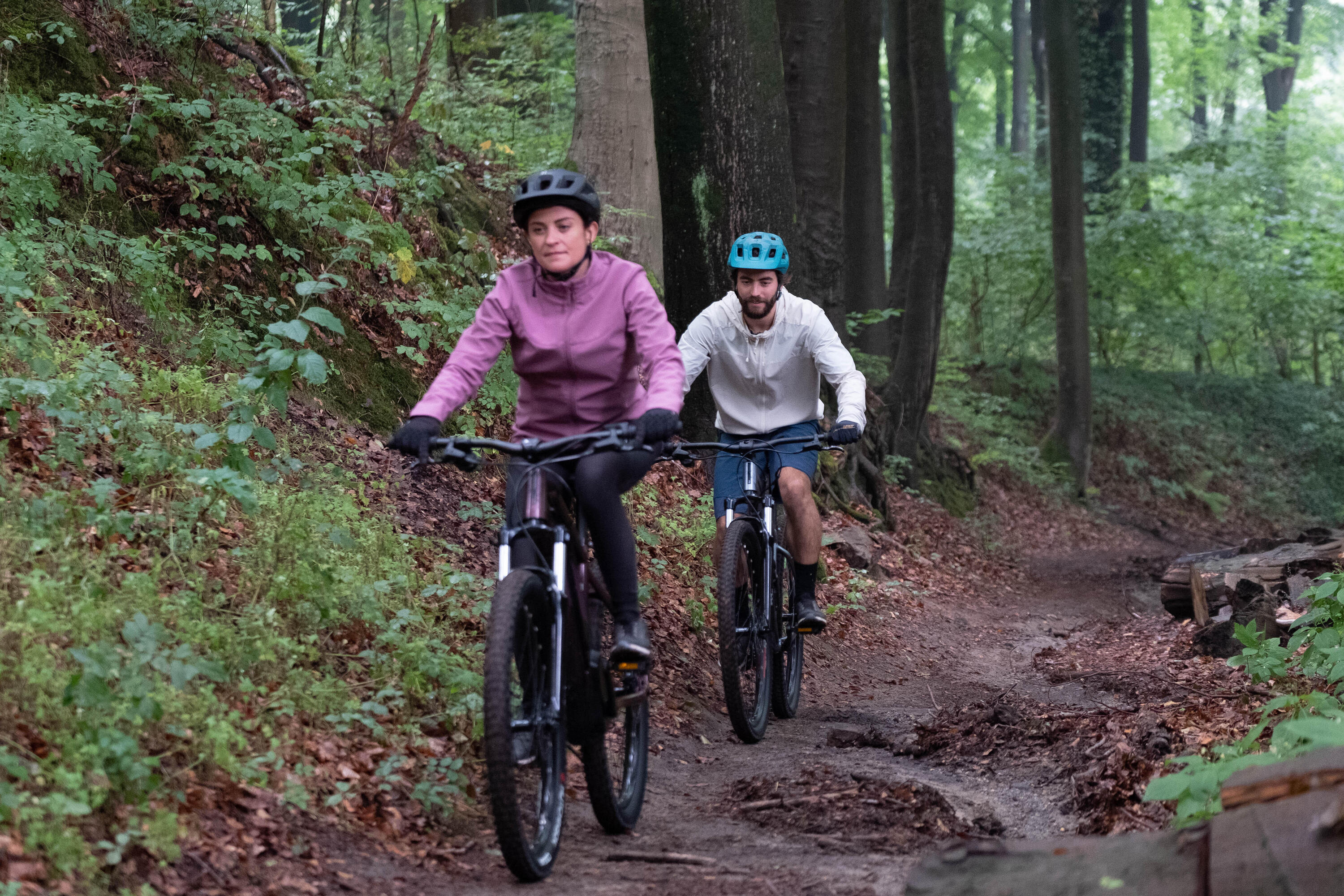 Spodnie rowerowe MTB damskie Rockrider zimowe 12/16