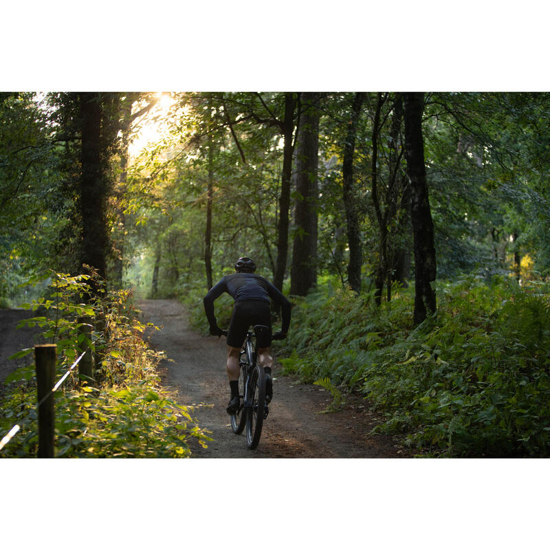 BLUZĂ ciclism MTB XC primăvară-toamnă Albastru Bărbați