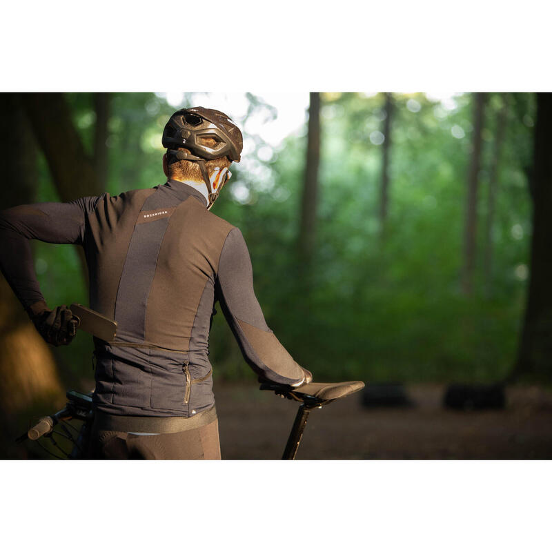 BLUZĂ ciclism MTB XC primăvară-toamnă Albastru Bărbați
