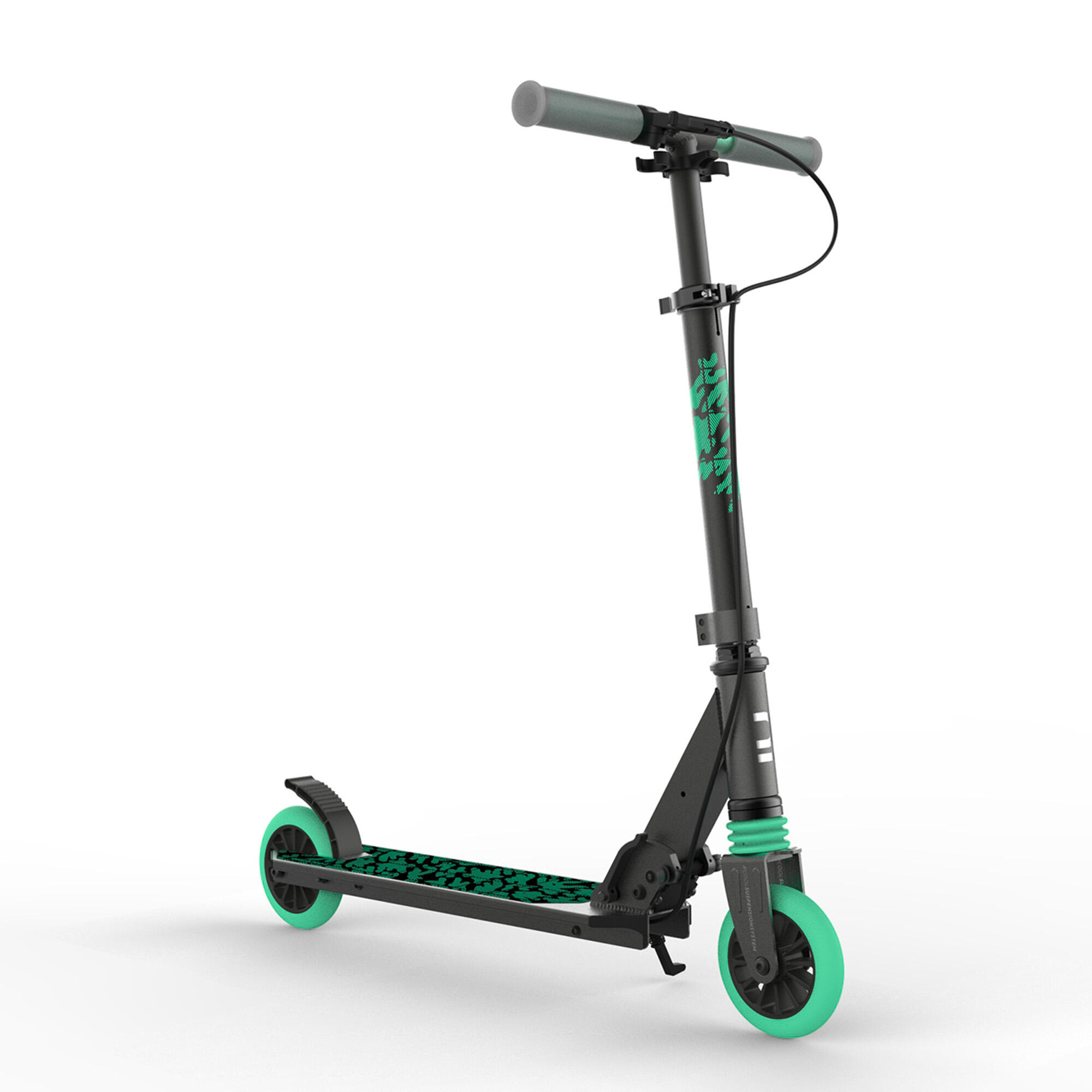 Trottinette avec frein et suspension enfant - MID 5 - OXELO