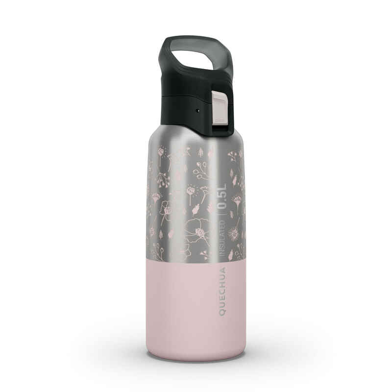 Trinkflasche Isotherm Edelstahl Bergwandern - MH500 0,5 L rosa