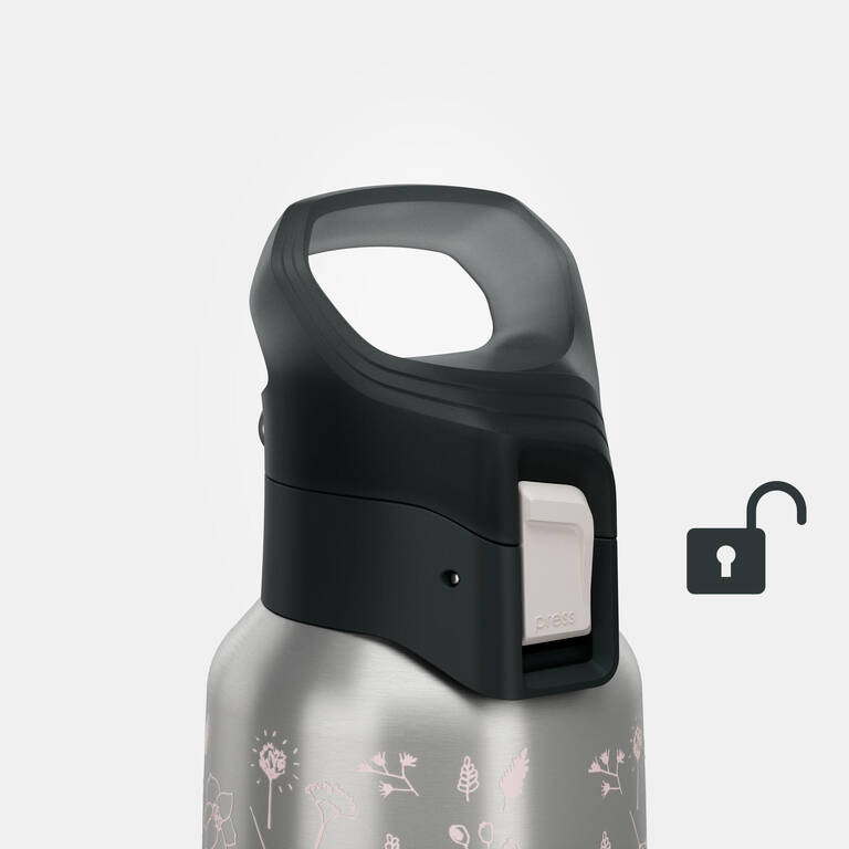 Botol Termos Stainless Steel Hiking MH500 0,5 L Pink