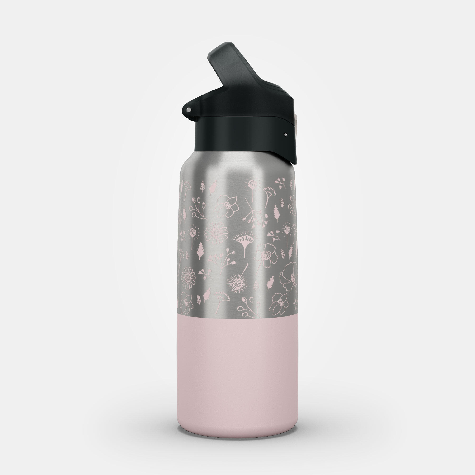 Hiking Insulated Stainless Steel Flask MH500 0.5L Pink 11/12