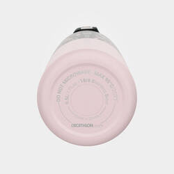 Hiking Insulated Stainless Steel Flask MH500 0.5L Pink