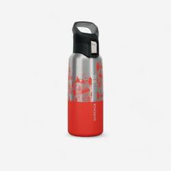 Hiking Insulated Stainless Steel Flask MH500 0.5L Red