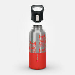 Hiking Insulated Stainless Steel Flask MH500 0.5L Red
