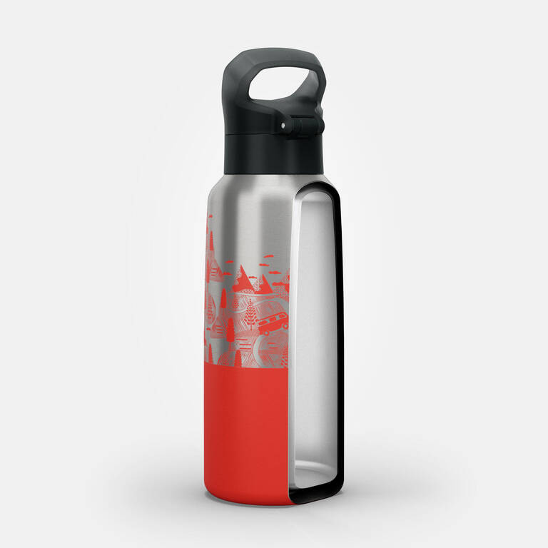 Botol Termos Stainless Steel Hiking MH500 0,5 L Merah