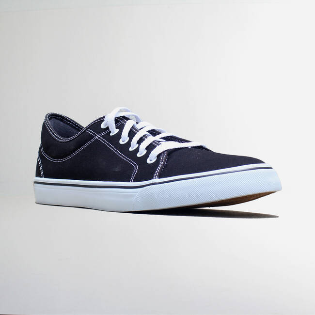 WHITE Vulc Low ' White' Black/White Shoes (Low Tops/Skate