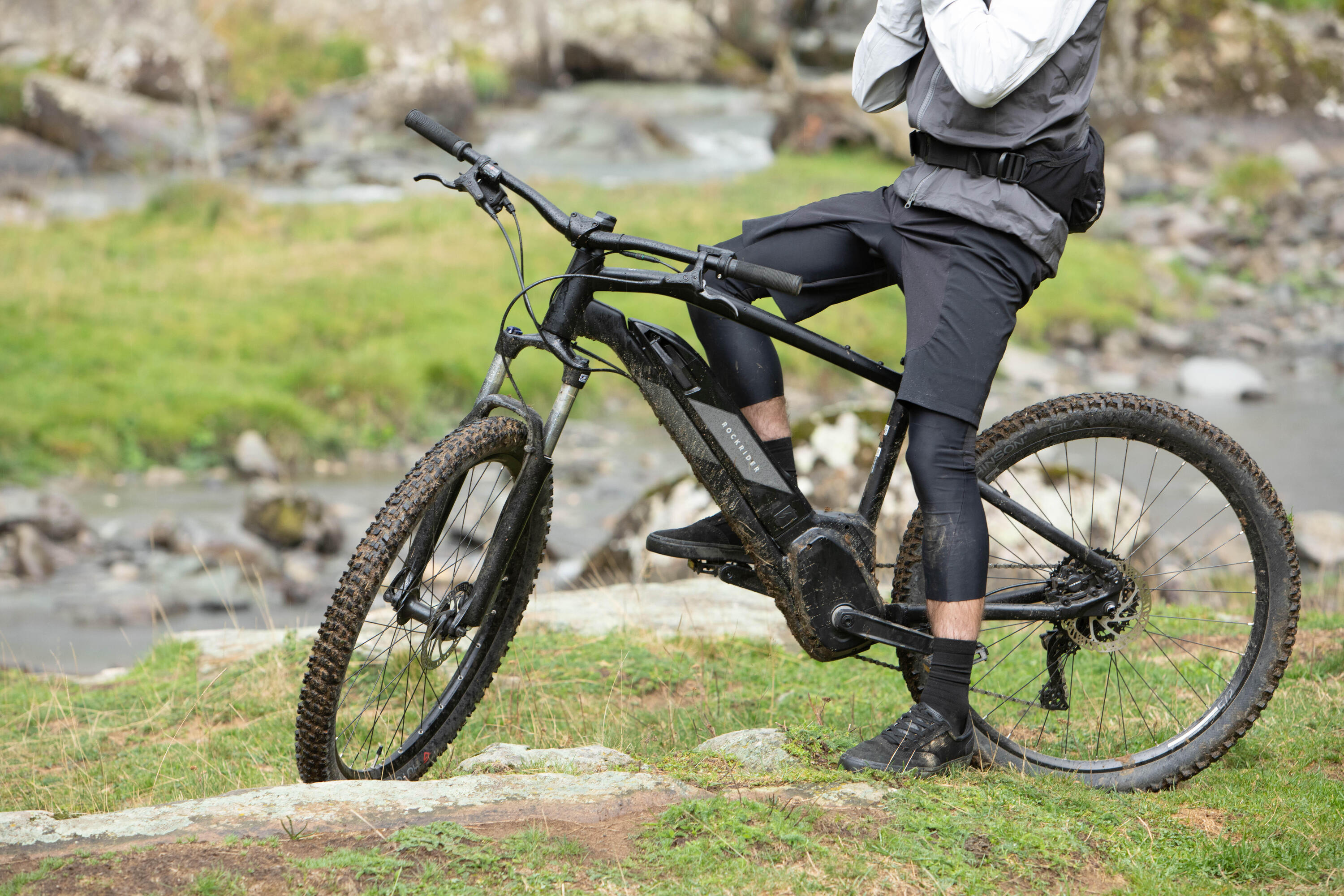 Second Hand - Bici  elettrica a pedalata assistita Mtb E-ST 500 nera 27,5"- M... 12/13