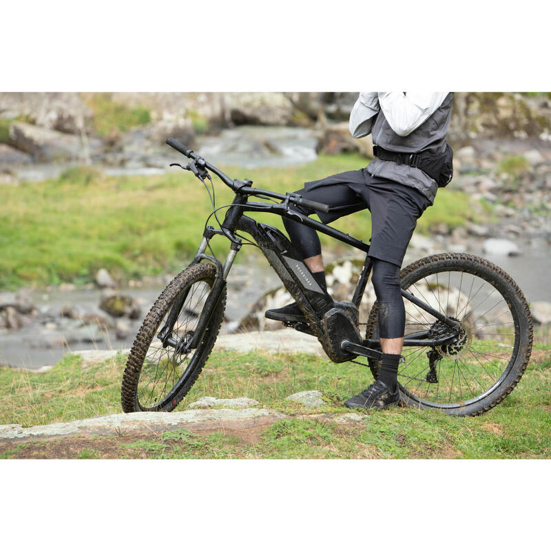 Bici elettrica a pedalata assistita Mtb E-ST 500 nera 27,5"- Motore centrale