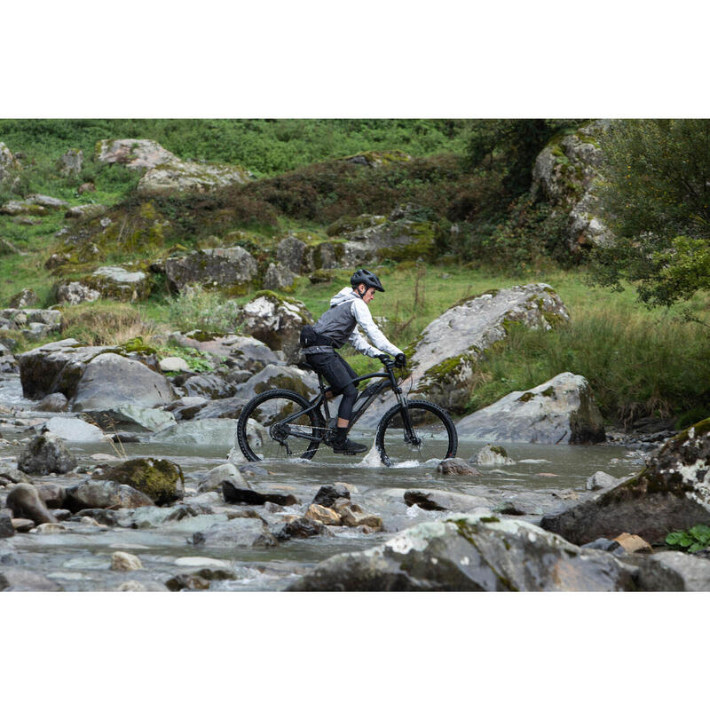 Wasserdicht Radsport MTB All Mountain Regenjacke – grau 