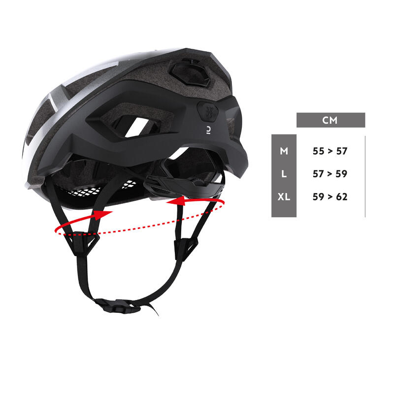 Casco mtb adulto RACE XC grigio