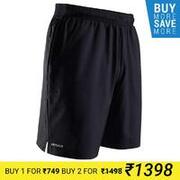 Men Tennis Shorts - TSH Dry500 Black