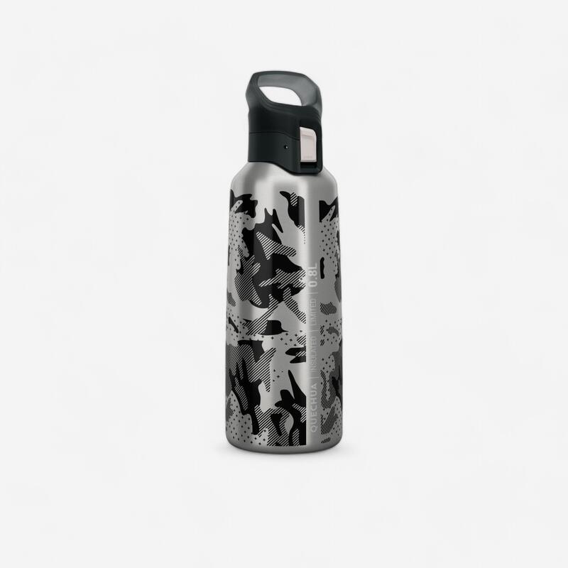 Termos inox cu capac cu deschidere rapidă pentru drumeție 900 0,8L