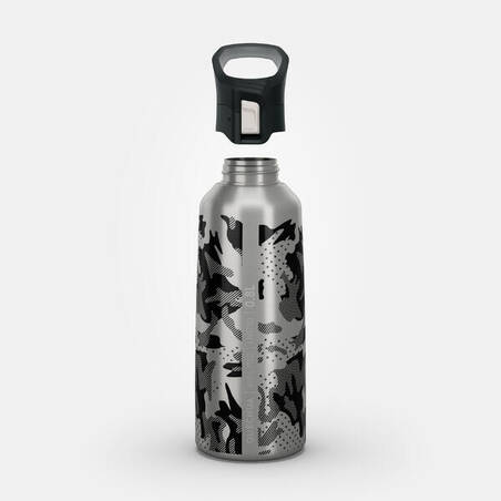 Botol Termos Stainless Steel Hiking MH500 0,8 L Camo