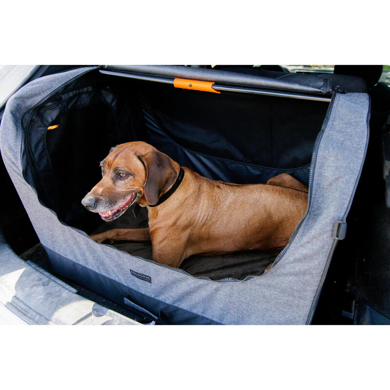 Opvouwbare transportbench voor 1 hond grijs