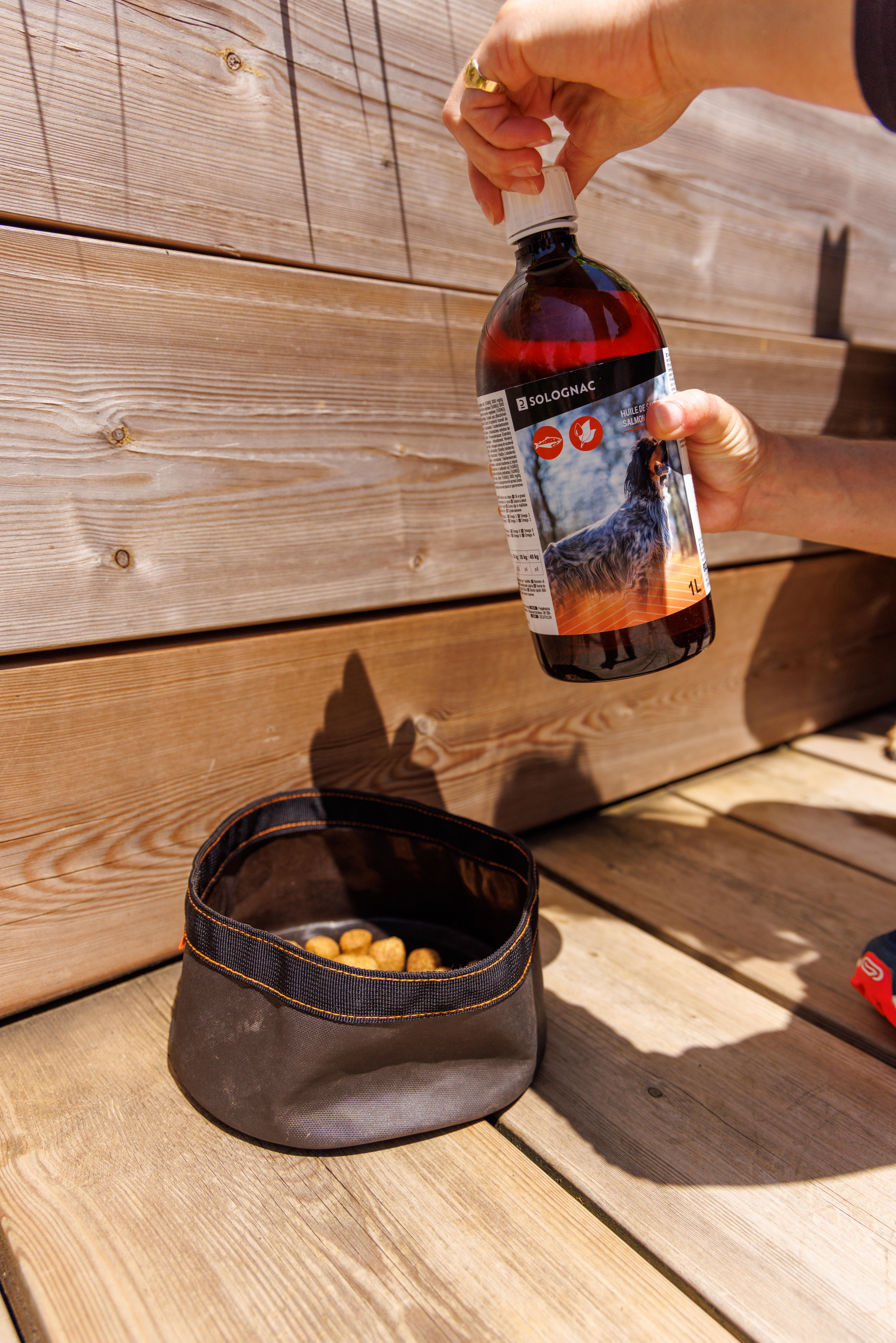 SOLOGNAC Olej z lososa 1 liter – výživa pre psov bez · záber 4