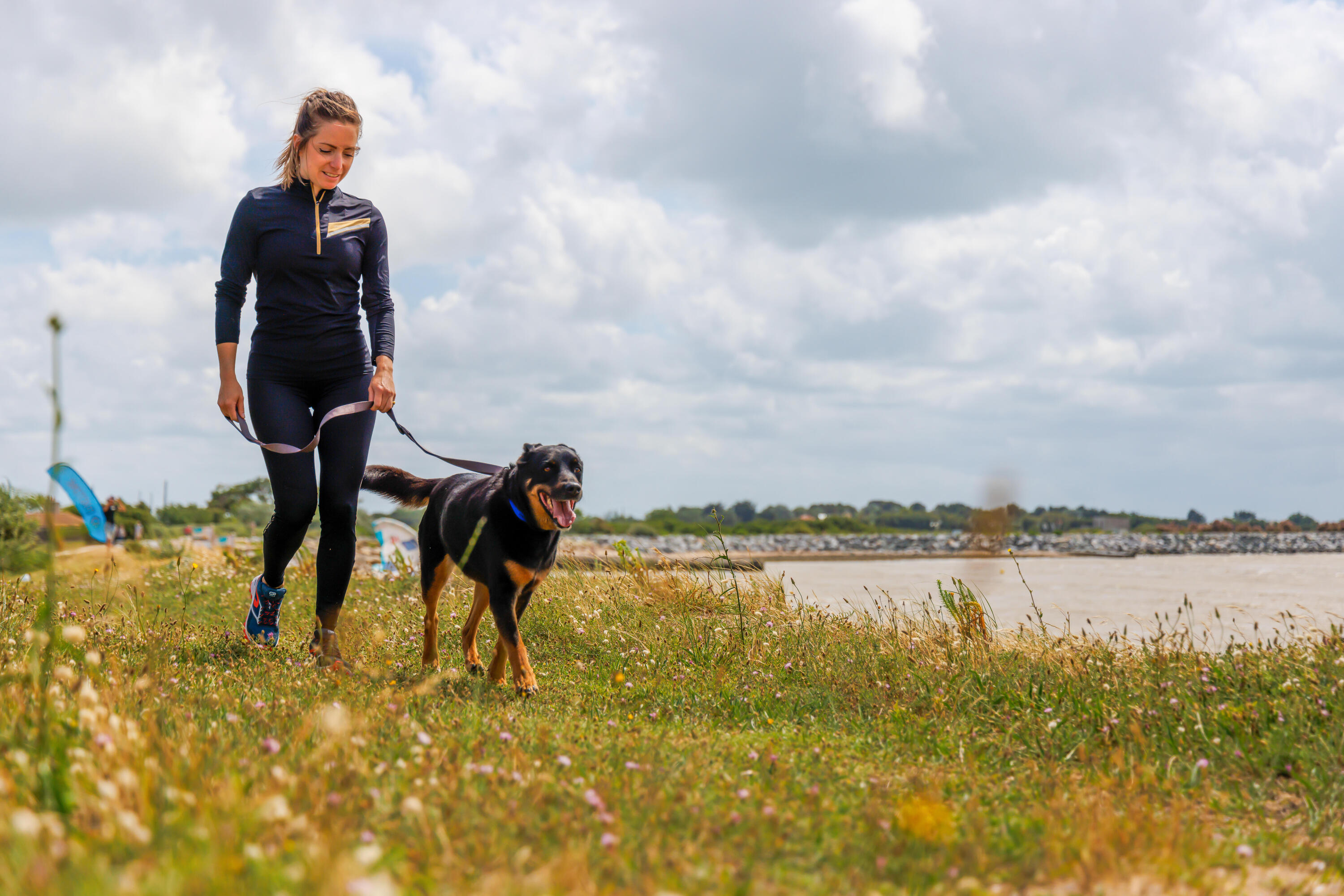 Laisse chien rouge 100 9/12